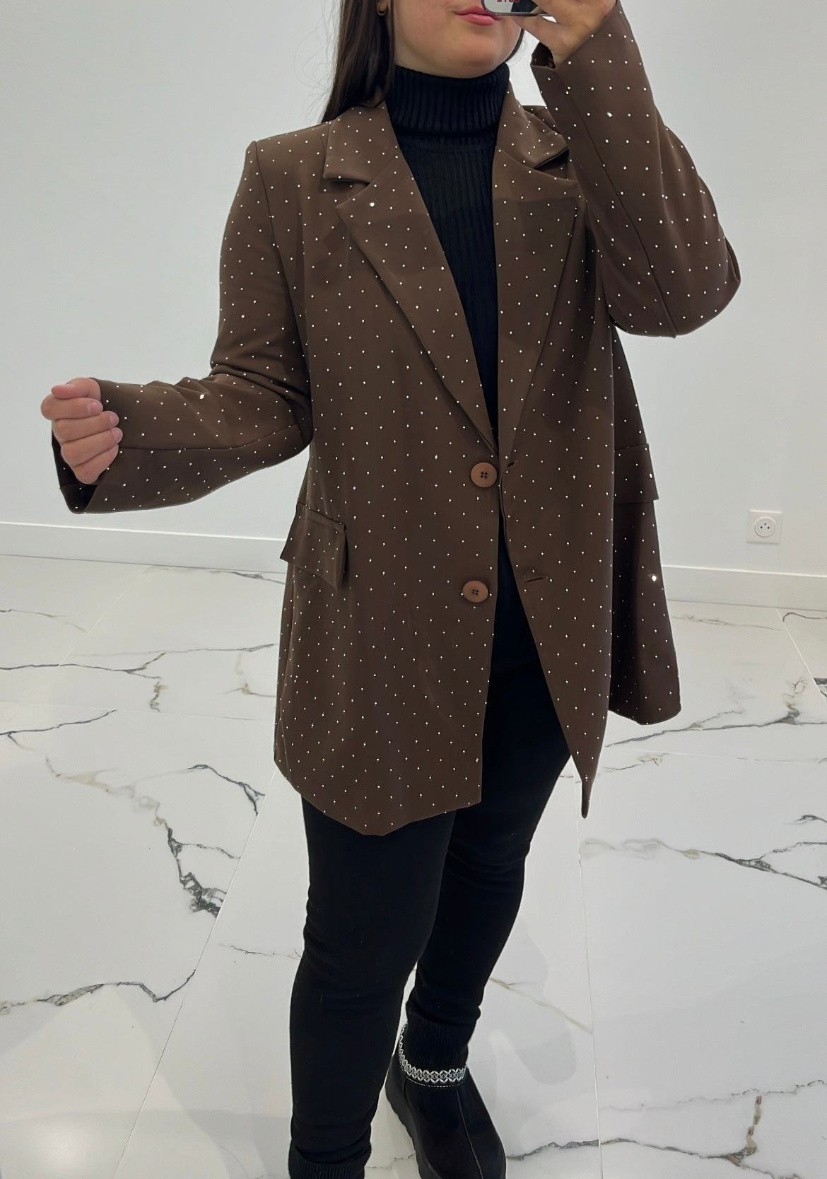 Blazer Strass