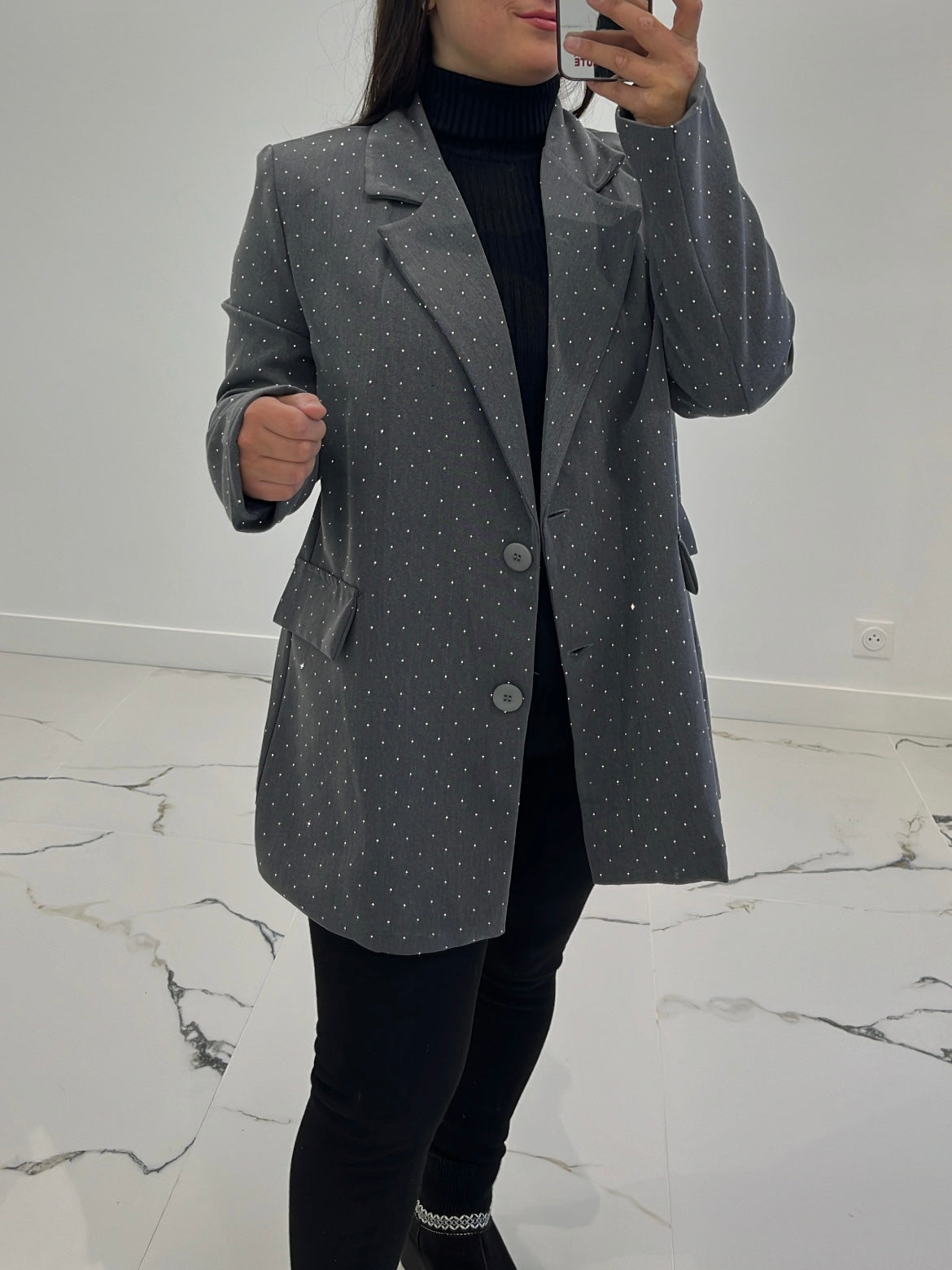Blazer Strass